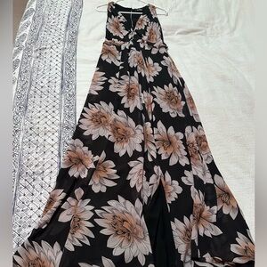 Floral maxi dress-size small